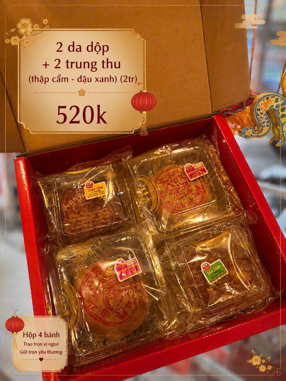 Set Phú Quý Cát Tường - Bánh Trung Thu Văn Hòa Lạc